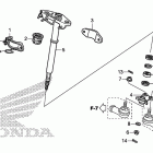 TRX500FA Steering shaft (trx500fa)