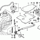TRX500FPA Топливный бак