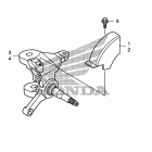 TRX400X Кулак поворотный