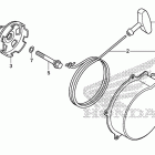 TRX500FE Ручной стартер