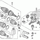 TRX500FE Привод колес передний