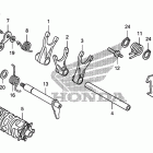 TRX400EX Shift drum@shift fork