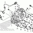 TRX420FA Крышка картера задняя
