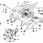 TRX500FE Переднее крыло