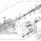 TRX680FA Задний суппорт тормозной