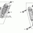 TRX250TE Передние аммортизаторы
