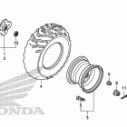 TRX500FPA Заднее колесо