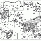 TRX680FA Передний редуктор