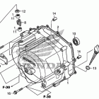 TRX250X Передняя крышка картера