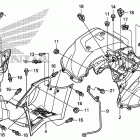TRX500FE Заднее крыло