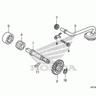 TRX450ER Масляный насос