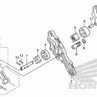 TRX420FA Масляный насос