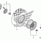 TRX680FA Переднее колесо