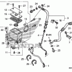 TRX400EX Главный тормозной цилиндр -передний