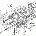 TRX420FA Передняя крышка картера