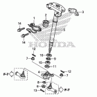 TRX420TE Steering shaft (std)