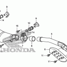 TRX400X Глушитель