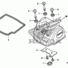 TRX450ER Крышка головки цилиндров