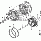 TRX450ER Сцепление