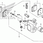 TRX500FE Передний тормозной суппорт