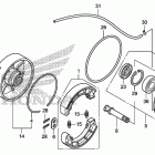 TRX420FPM Задний тормоз