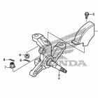 TRX250X Кулак поворотный