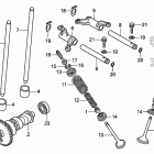 TRX420FA Распределительный вал и клапана