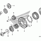 TRX450ER Муфта стартера