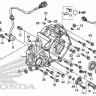 TRX500FE Крышка картера задняя