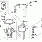 TRX500FE Насос топливный
