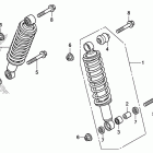 TRX420FA Передние аммортизаторы
