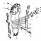 TRX400EX Цепь ГРМ и натяжитель