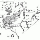 TRX450ER Главный тормозной цилиндр -передний