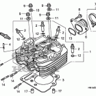 TRX400X Головка цилиндра