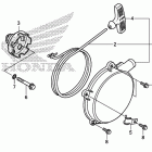 TRX500FPA Ручной стартер