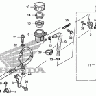 TRX400EX Задний тормозной цилиндр