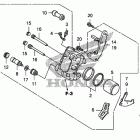 TRX400X Передний тормозной суппорт