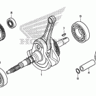 TRX500FPA Коленчатый вал и поршень