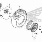 TRX420FA Переднее колесо