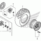 TRX420FPM Переднее колесо
