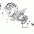 TRX680FA Заднее колесо