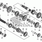 TRX400X Трансмиссия