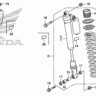 TRX450ER Передние аммортизаторы