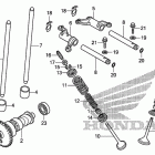TRX420FPE Распределительный вал и клапана