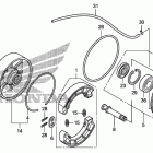 TRX420FPE Задний тормоз