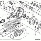 TRX420FPE Редуктор задний