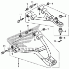 TRX420TE Front arm (2wd)