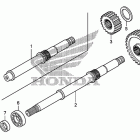 TRX420FPE Вал ведущий