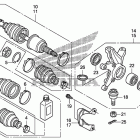 TRX420FPE Front knuckle (4wd)
