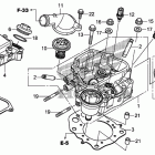 TRX420FPE Головка цилиндра